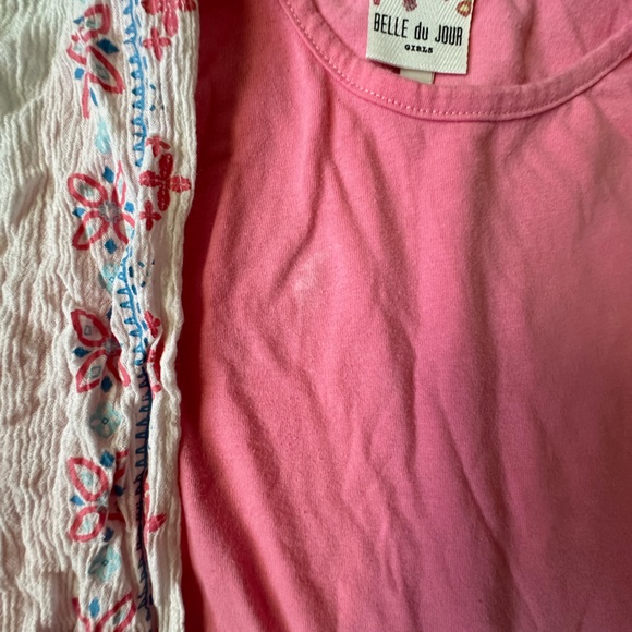 Girls Belle du Jour Tank and Cardigan Set, Size L - Picture 3 of 3